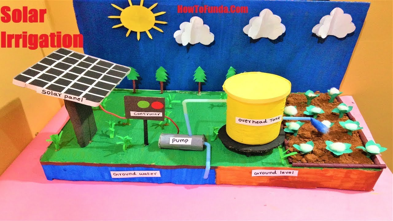 Class 11 Student Builds Solar Cycle To Water Plants Irrigate Fields 