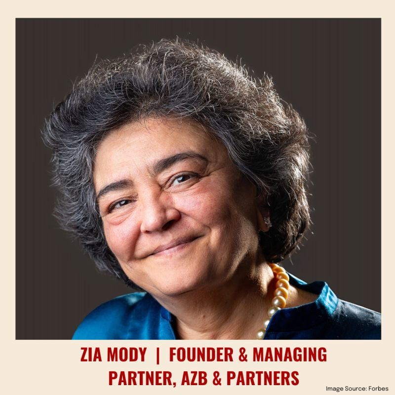Push boundaries to open opportunities-says Corporate Attorney Zia Mody, daughter of Soli Sorabjee