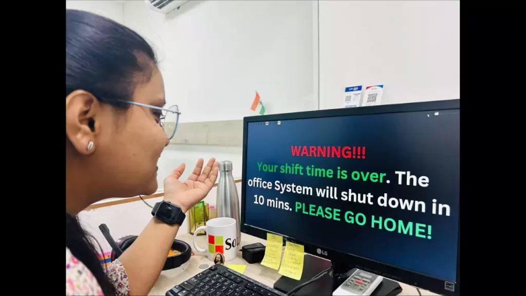Shift time over, please go home: Indore-based company shuts desktop after office hours; the LinkedIn post is viral