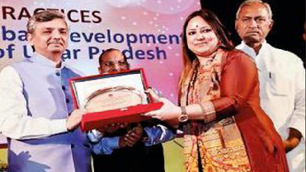 Swachh Bharat Mission (Urban) Uttar Pradesh Receives HUDCO Award for Best Practices in Cleanliness