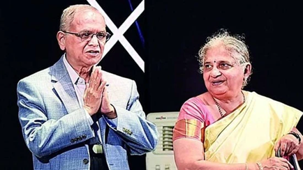 Narayana Murthy and wife Sudha urge youth to vote in Karnataka polls.