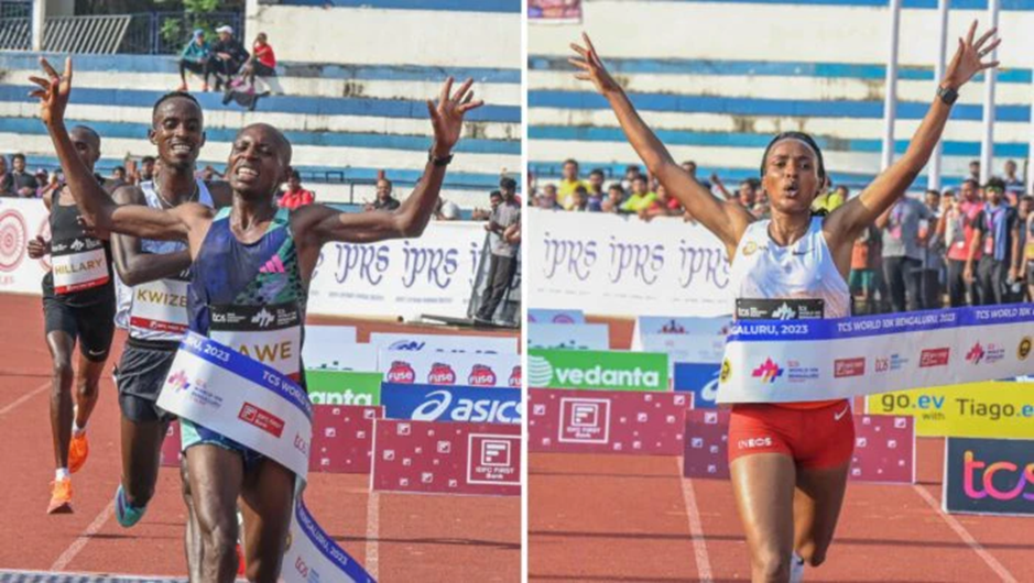 Sawe Triumphs in Thrilling TCS World 10K Run; Ethiopians Shine in Women’s Race
