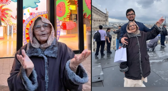 UK dentist takes his grandmother on a trip to Paris. Internet hearts viral video