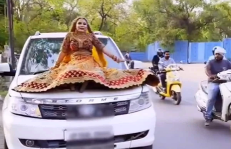 Police Wale Shagun Le Gye’: UP Bride’s Viral Car Ride Lands Her a Rs 15,000 Fine