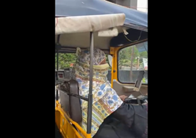 Burqa-Clad Auto Driver Defies Norms