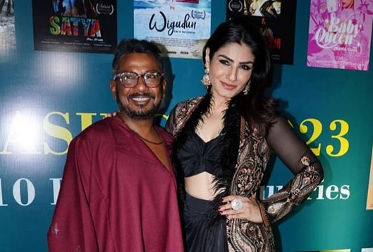 Prestigious Award: Raveena Honors Filmmaker