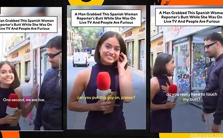Spanish TV Reporter Groped On-Air Sparks Outrage and Arrest