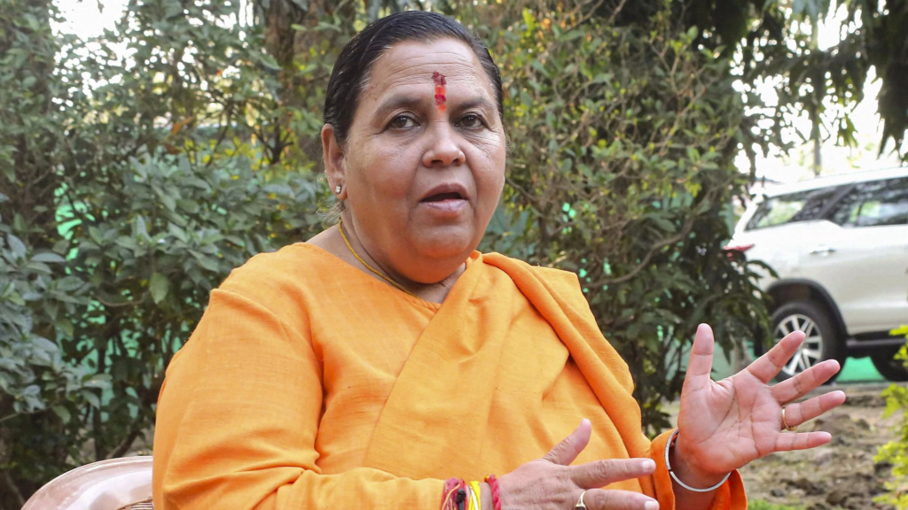 Uma Bharti’s Disappointment: Women’s Reservation Bill Omits OBC Quota