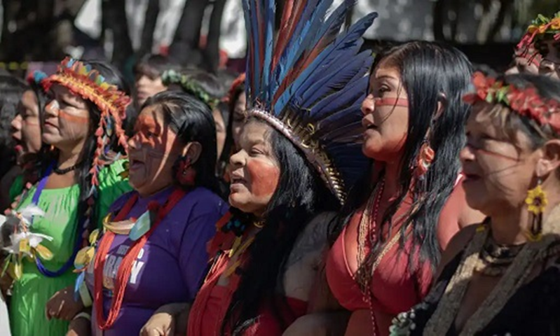 Indigenous Women in Brazil March for Rights