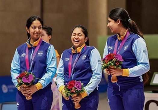 Indian Shooters Secure Silver and Bronze at Asian Games