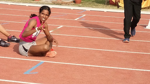 Vithya Ramraj narrowly misses PT Usha’s 400m hurdle record