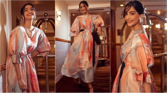 Sonam Kapoor's silk dress