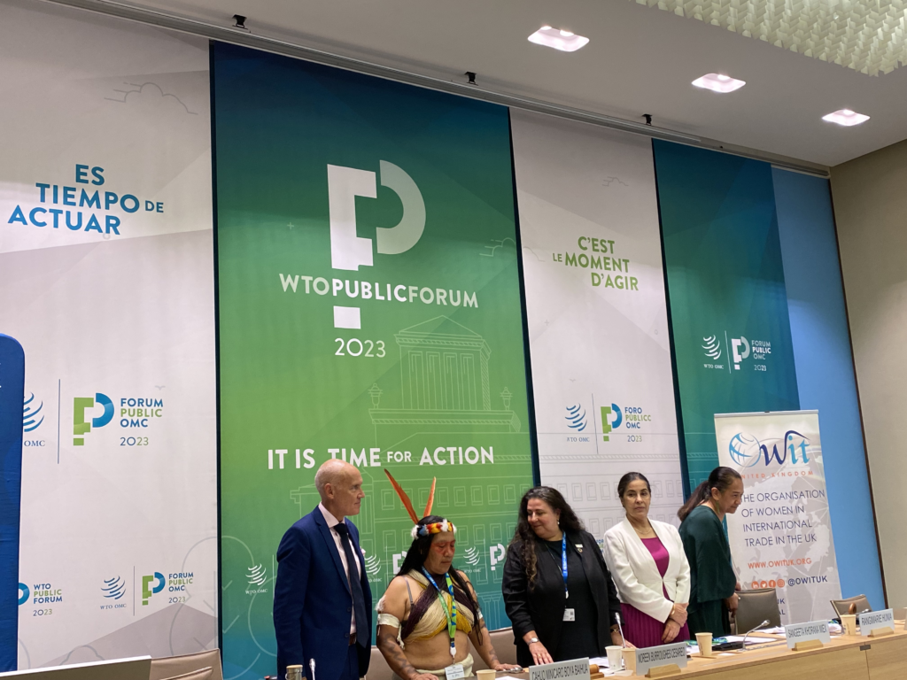 WTO Public Forum- 14th Sept 2023: Empowering Indigenous Women in Green Trade