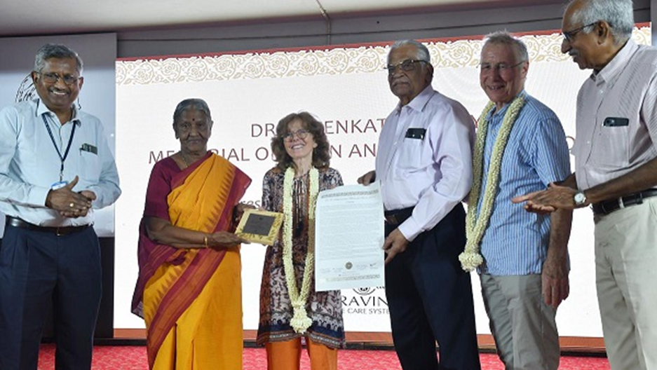 Astrid E. Fletcher Receives Dr. G. Venkataswamy Memorial Award 2023