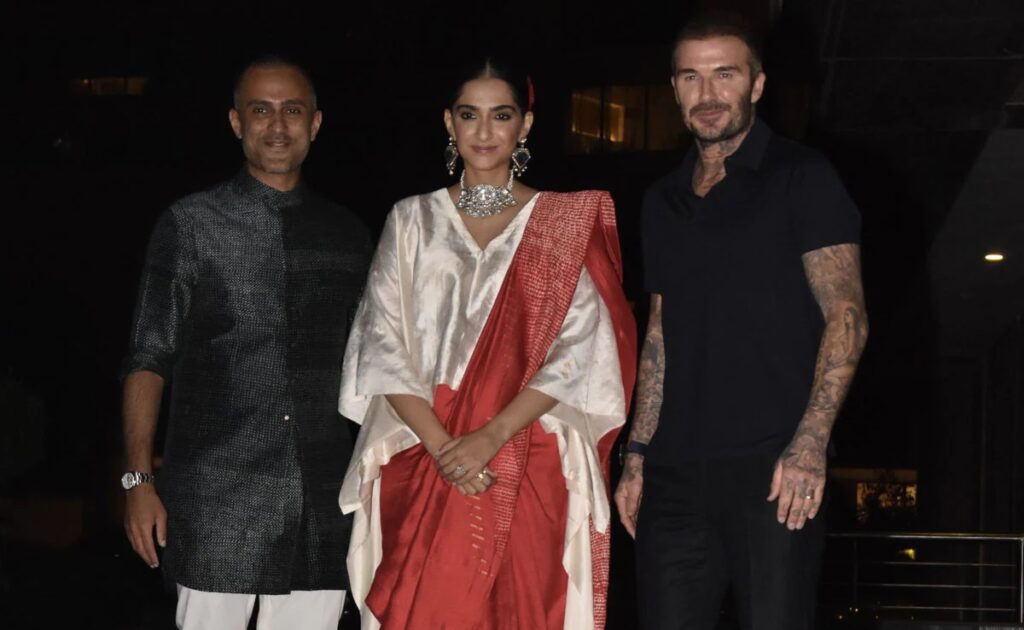 Beckham Welcomed by Sonam Kapoor