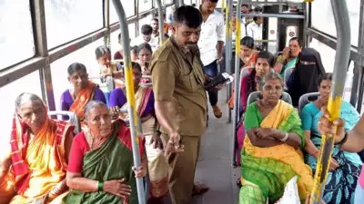 Telangana women free bus rides