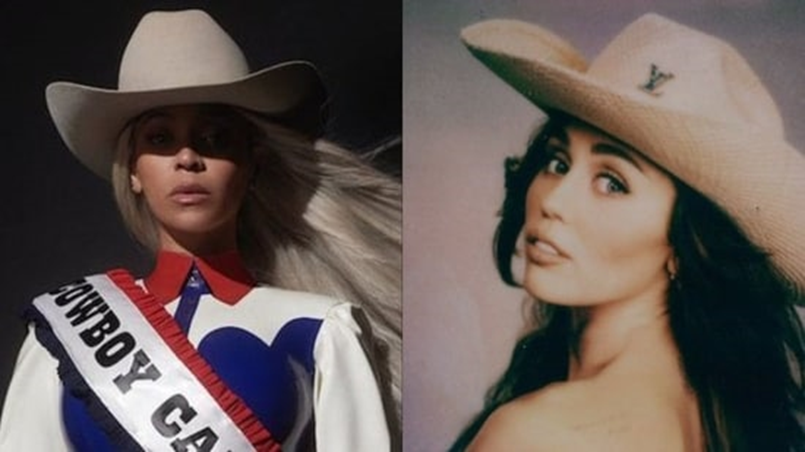 Beyoncé and Miley Cyrus Team Up for Iconic Collaboration on “Cowboy Carter”